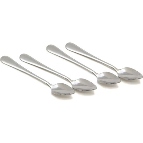 Cuillère à pamplemousse, acier inoxydable, argent