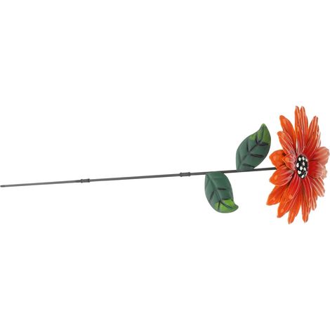 3pièces Piquet De Jardin Fer Décoratif Accessoire Floral pour Terrasse Et Pelouse Décoration Extérieure Forme De Tournesol pour Événements Et Fêtes