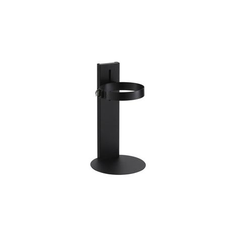 Poujoulat – Maintien au sol réglable PGI – Réglable de 130 à 220 mm – Couleur noir mat – Pour conduits PGI sans colliers muraux