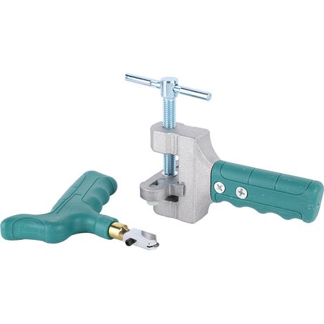 Glasfliesenschneider, sauberer und präziser Schnitt, ergonomischer Griff, Keramikfliesenöffner mit Brechzange (1/5)