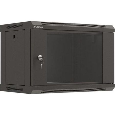 Armadio lanberg WF03-5306-10B capacità 6U acciaio (1/3)
