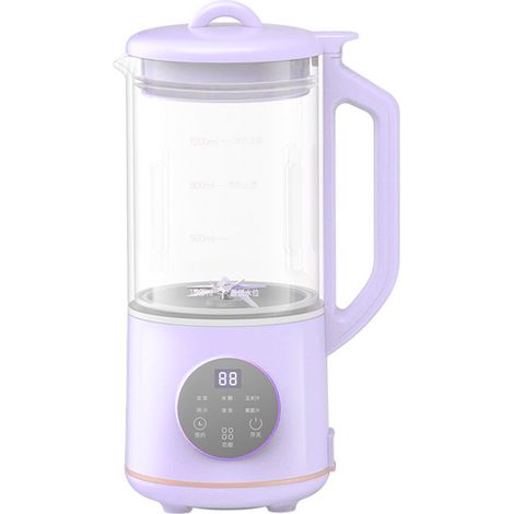 Petit mixeur de cuisine multifonction sans filtre, automatique, 220V, violet clair, AU (1/5)
