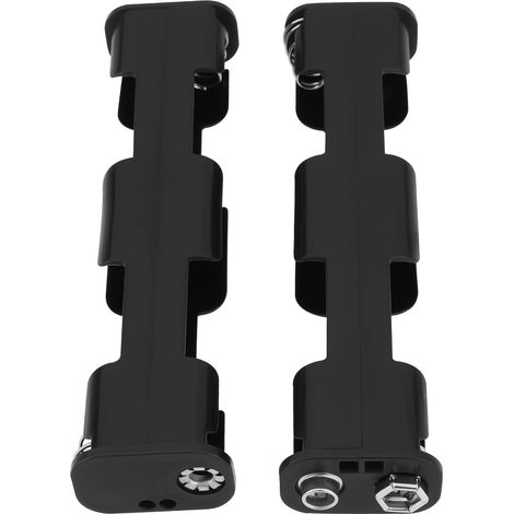 Lot de 2 Supports Piles AA 4 Cellules Dos à Dos Support Piles AA 108 X 26 X 17 Mm Support Batterie avec Boucle 9 V Compatible avec GTA GTAx GTX GTP GTI Détecteur Métaux (1/5)