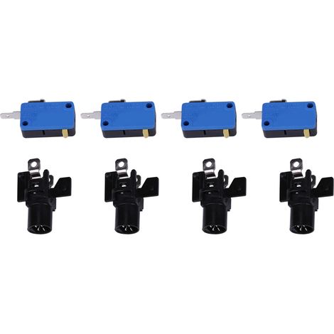 Kit de 4 boutons-poussoirs LED de démarrage pour arcade (joueur 1, joueur 2)
