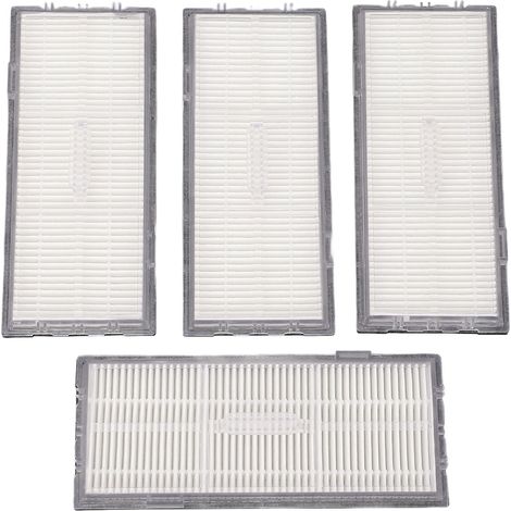 Lot de 4 Filtres HEPA pour Robot Aspirateur Roborock S7+ S7 T7S T7 Plus, Cadre ABS Haute Efficacité (1/5)