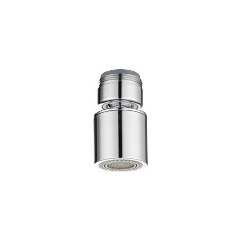 360° drehbarer Messing-Wasserhahn-Luftsprudler, 2 einstellbare Modi, Wassersparfunktion für Wasserhähne, 24-mm-Außengewinde, AFA009 (1/5)