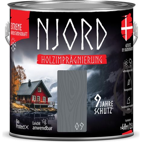 NJORD Holzimpragnierung (09) Vulkanischer Strand - 2,5L (1/5)