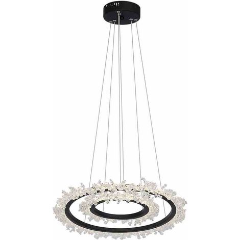 Lampada a sospensione in cristallo 60W LED FROZEN ML617 Milagro