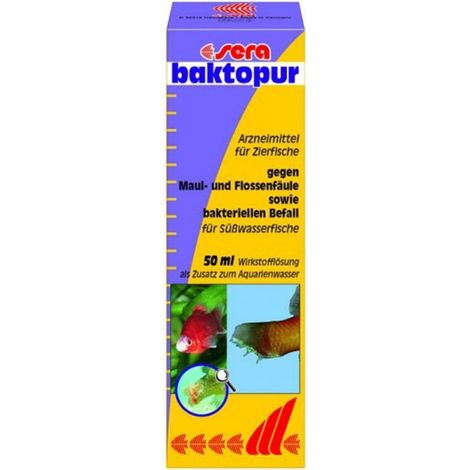 Sera baktopur 800 l (50 ml) - Tratamiento de agua contra infecciones bacterianas