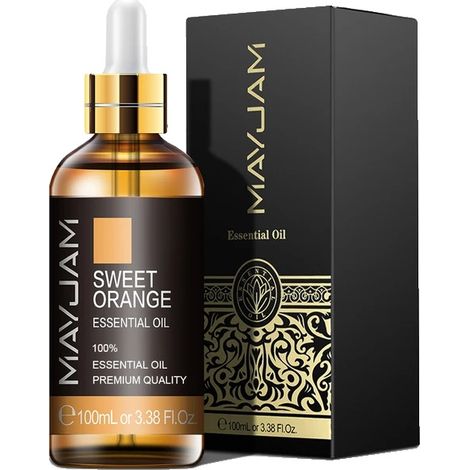Huiles Essentielles, Mélange d'Aromathérapie, Utilisation Polyvalente, 100ML-g, Orange Douce, 3PCS-f (1/2)