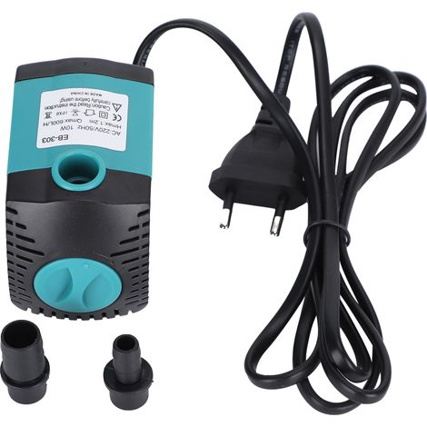 Pompe à eau submersible silencieuse 10 W, 600 l/h, 1,2 m, pour aquarium, prise UE 220 V (1/5)