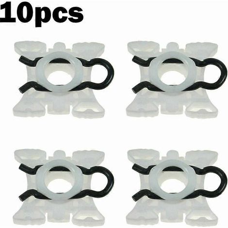 Lot de 10 blocs coulissants de réglage de vitre en nylon pour BMW E36Z3Z457, durables et pratiques (1/5)