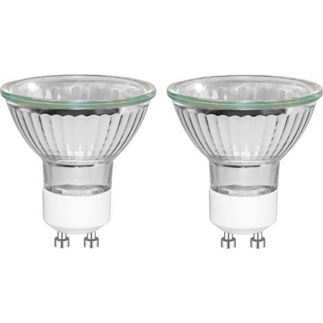 Pack of 2 GU10 Dimmable 50W Warm White 2800K MR16 Spot Bulbs for Indoor Lighting (1/5)