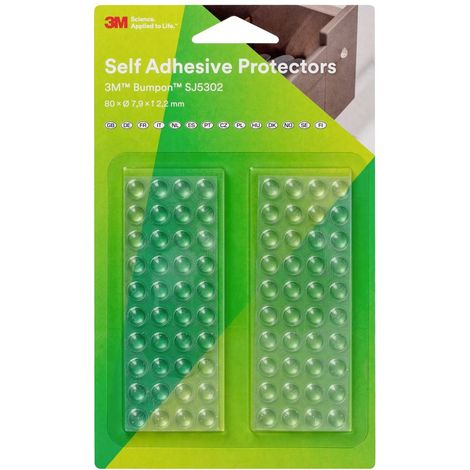 Butée adhésive Adhésif 3M Hémisphérique 7.94mm en PUR ( Prix pour Paquet de 80 ) (1/6)