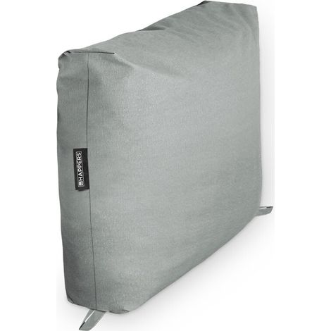 Cojín para Palets Toldotex Gris Respaldo Esquina 65x45x25 (liso) Gris