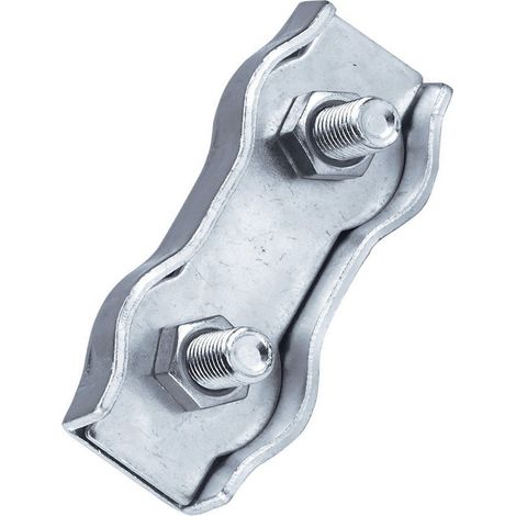 Giunzione in metallo zincato per corda da 5/6 mm conf. 5 pezzi