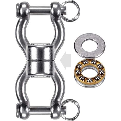 Schaukelhaken Schwerlast Hängesessel Outdoor - Silent Bearing Drehhaken Boxsack Halterung Deckenhaken Holzbalken hängematte Befestigung Deckenhalterung für Schaukel Gym Yoga 544KG Kapazität (1/5)