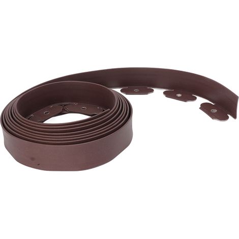 Kit de bordure de jardin comprenant 15 piquets en PE pour l'aménagement paysager, les parterres de fleurs et les pelouses.