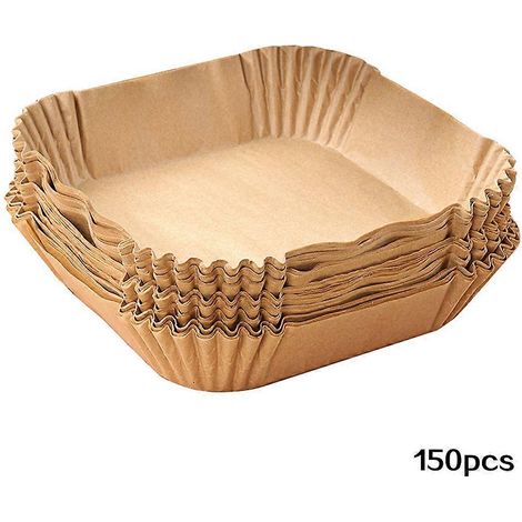 Papier sulfurisé jetable pour friteuses à air, antiadhésif, résistant à l'huile et à la chaleur.-AquaForge (1/5)