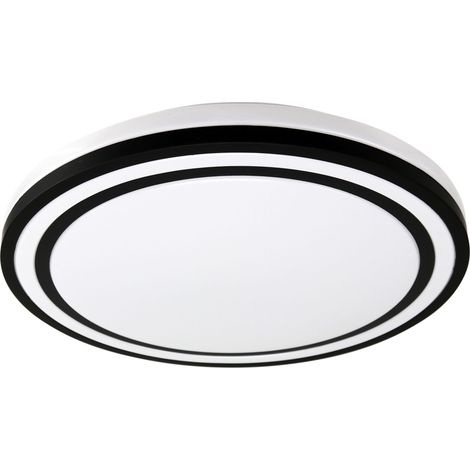 Brilliant, plafonnier LED, Cloe, noir, Ø34 cm (1/4)