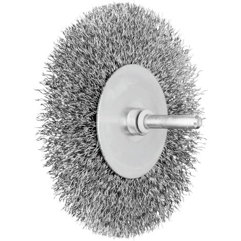 PFERD TOOLS Rundbürste ungezopft RBU Ø100x15 mm Schaft-Ø6 mm Stahl-Draht-Ø0,30 10 Stk