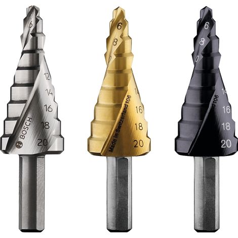 Bosch Step drill bit HSS-AlTiN step drill bits 2608588066 (1/5)