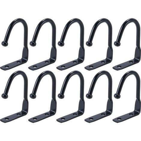 Lot De 10 Crochets Sous Armoire, Porte-tasses, Crochets Métalliques Sous Étagère, Cintres De Rangement Pour Ustensiles