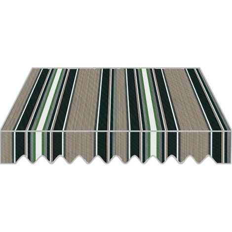 Tenda da Sole a Caduta 2x2,5m Tessuto in Poliestere Disegno P6002 (1/4)