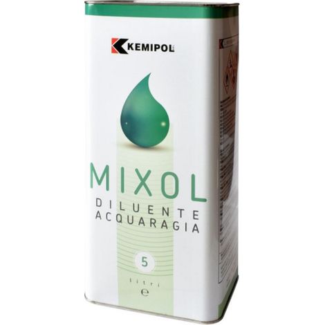 Kemipol acquaragia mixol 5 lt solvente denaturato per diluire smalti vernici e oli