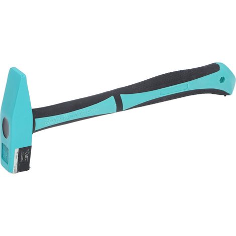Marteau de machiniste en acier au carbone avec manche en TPR, marteau de forge multifonctionnel pour forgerons, ingénieurs et menuisiers (taille S) (1/5)