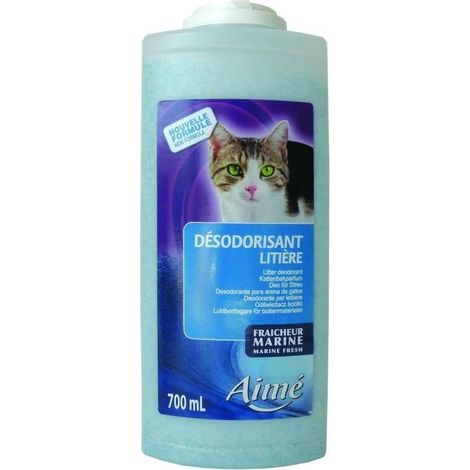 AIME Désodorisant pour litiere marine 700ml - Pour chat (1/5)