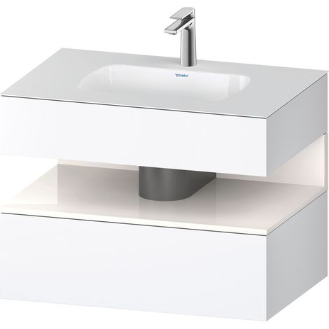 Lavabo empotrado Duravit Collection One con base de lavabo