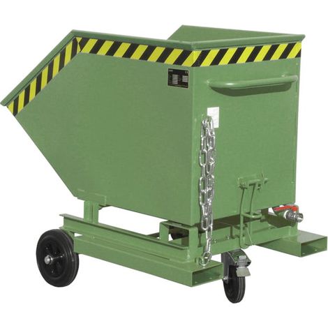 Bauer Südlohn Bac à copeaux SKW-ET 400, peint, vert réséda