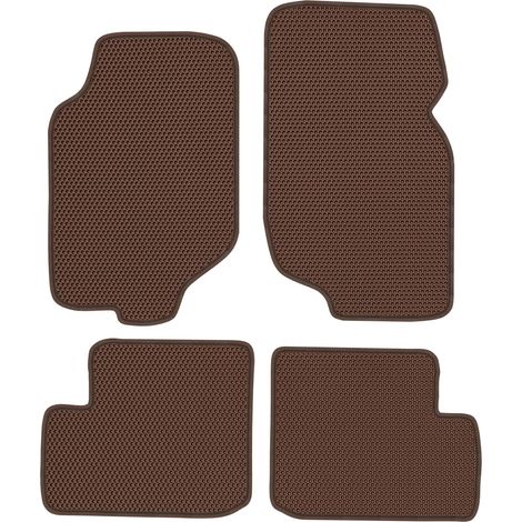 Rover 200 III HB (1995-2000). Tapis dédiés - EVA alvéolé marron (1/5)