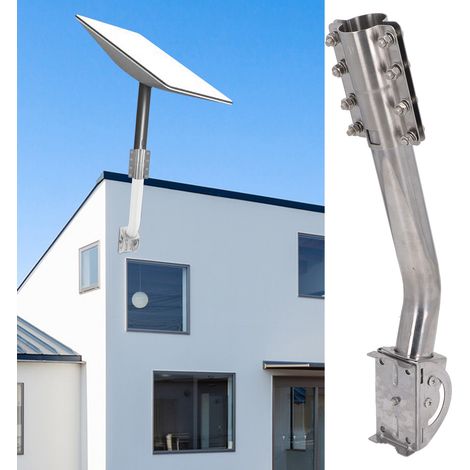 Kit Internet par satellite Starlink - Convient pour une installation sur toit, poteau et mur, compatible avec la solution de montage universelle à disque rectangulaire Starlink V2. (1/5)
