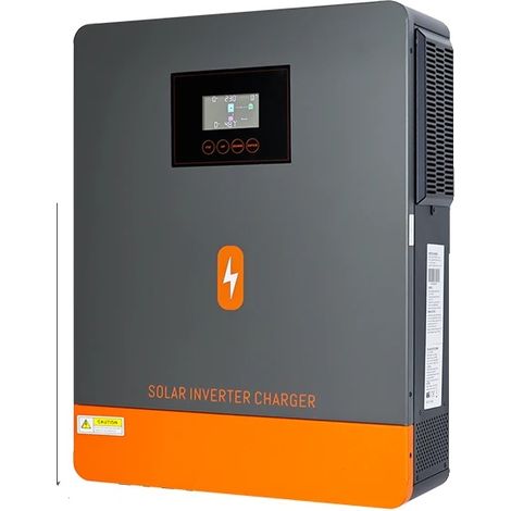 Inversor solar híbrido, salida de onda sinusoidal pura, tecnología MPPT dual, 10,2 kW 48 V, 220-240 V, sin Wi-Fi. (1/2)
