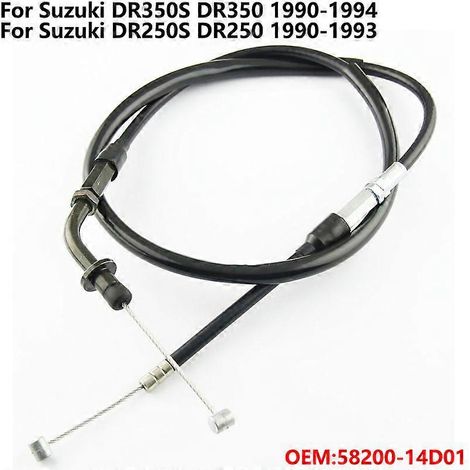 Accesorios aplicables para motocicletas: Cable de control de embrague para Suzuki moto DR350S DR350 1990-1994 DR250S DR250 1990-1993 58200-14D01（） (1/5)
