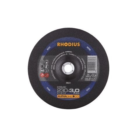 Rhodius Rhodius Trennscheibe für Metall, RHODIUS, Ø 230 mm, Stärke 3,0 mm, gekröpft