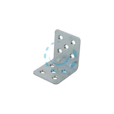 PIASTRA DI GIUNZIONE AD ANGOLO PESANTE ART.790 - mm.40x45x2,5 spess.