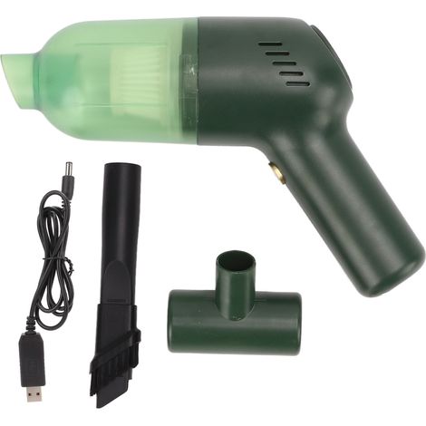Aspirateur balai sans fil rechargeable à double filtration, vitesse réglable, poignée confortable, léger, dépoussiéreur vert (1/5)