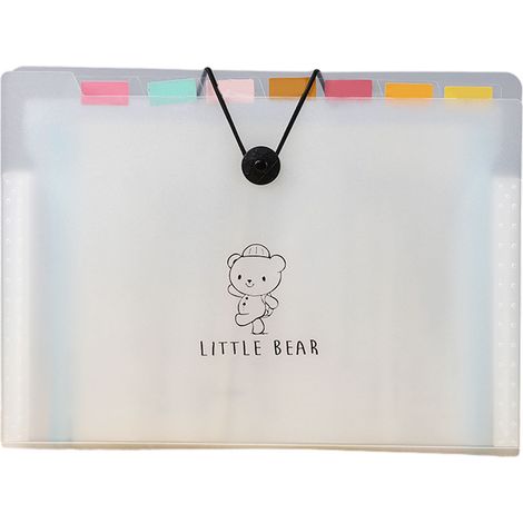Dossier, organiseur de documents (KS-01), portable, grand sac de rangement multicouche pour papier de test, adapté aux salles de classe, à la maison et au bureau. (1/5)