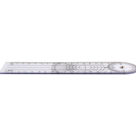 Règle orthopédique multifonctionnelle, goniomètre médical, règle d'angle, outil de mesure des articulations osseuses humaines (1/5)
