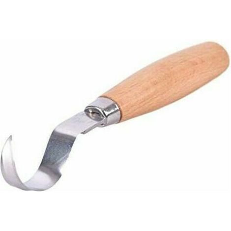 Präzisionsmeißel zum Selbermachen, Hakenmesser, Schnitzwerkzeug, ergonomischer Holzlöffel, flexibles, langlebiges, anfängerfreundliches Schnitzmesser aus Edelstahl (1/5)
