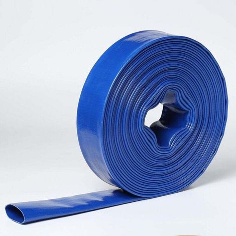 High Pressure Watering Hose Flat Flexible PVC Antifreeze Wear Resistant 10m x 32mm (1/2)