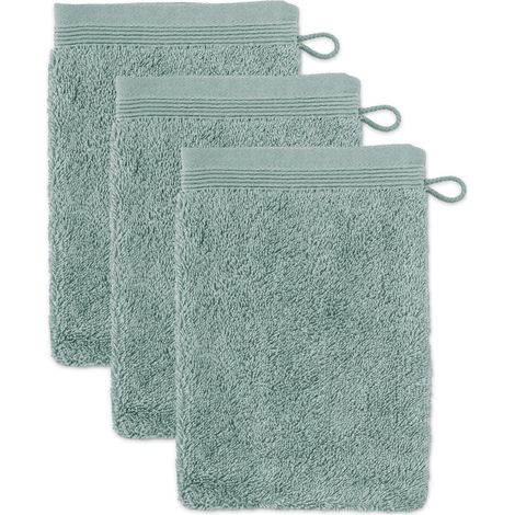 Möve Set da 3 guanti da bagno super soffici, 15 x 20 cm, 100% cotone (1/5)