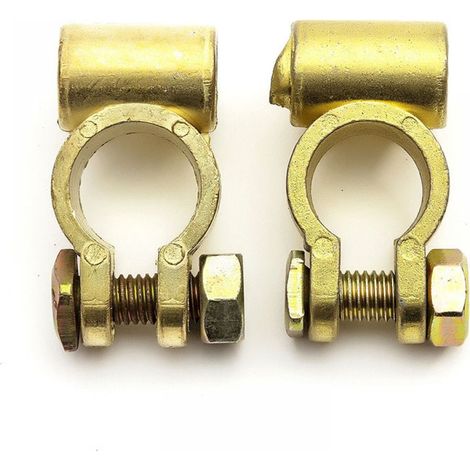 Pinces de batterie - 12 V / 24 V - M8 - Pour connexion batterie - Voiture Moto Camion - En métal - 8 Pièces (1/5)