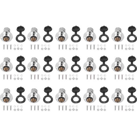 Connecteur aéronautique 15 pièces fiche laiton zinc prise 25mm 12A 250V BEM25-6Y (6 broches) pour aérospatial (1/5)