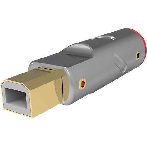 Décodeur audio HiFi, câble de données USB plaqué or 24 carats, connecteur USB type A/B/AB/USB 2.0, prise jack, port de queue, socket B51 (1/5)