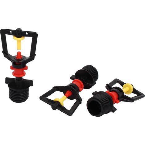 / 2BSP Außengewinde Kunststoff Bewässerungssystem Rotierende Micro Sprinkler Düse 3st (1/2)
