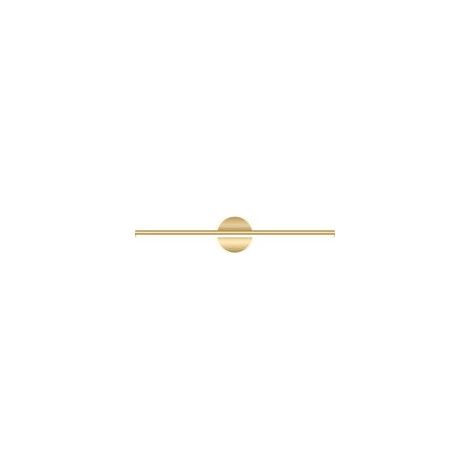 Lampe LED pour miroir de salle de bain, lampe de vanité moderne, lampe de vanité de salle de bain, lampe murale de vanité de baignoire en métal doré, 40 x 13 x 6 cm, lumière chaude 10W
